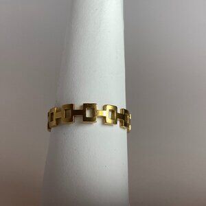 Cool Gold Plated Stainless Steel Ring